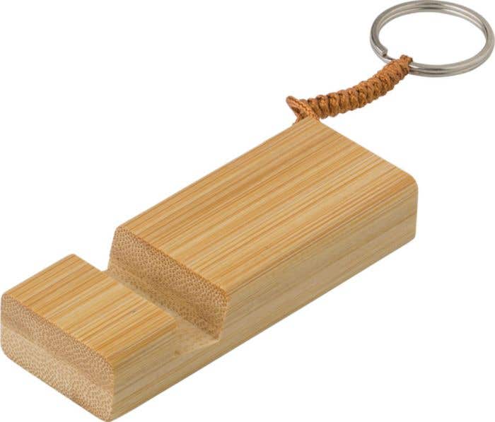 Support de téléphone en bambou