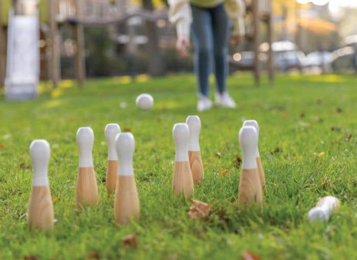 Jeu de quilles en bois