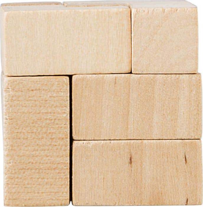 Jeu de cubes en bois Lock