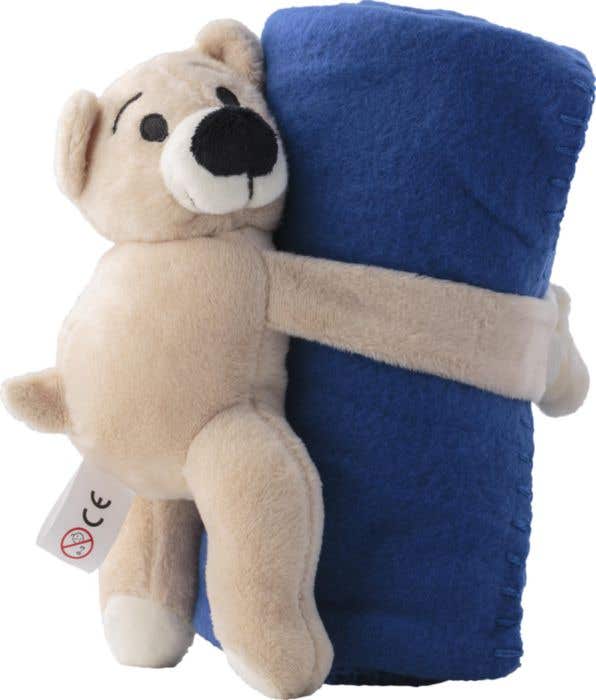 Peluche 'Ours' avec couverture polaire Danny
