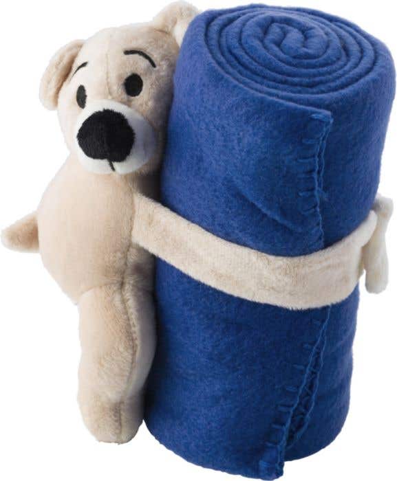 Peluche 'Ours' avec couverture polaire Danny