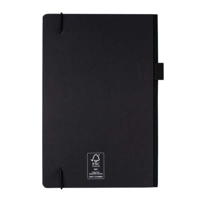 Carnet à couverture rigide avec soufflet [A5]