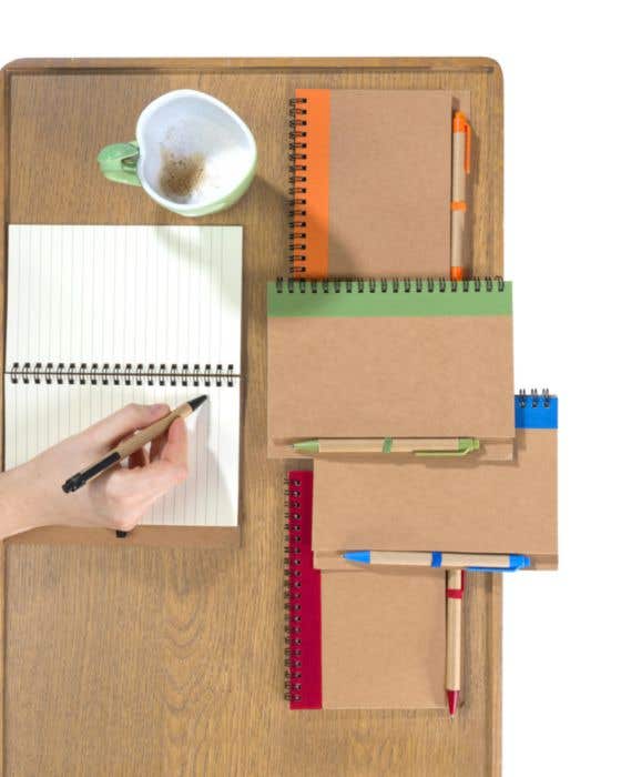 Notitieboek Recycle | Gerecycleerd | 60 pagina's | Gelinieerd | Met pen