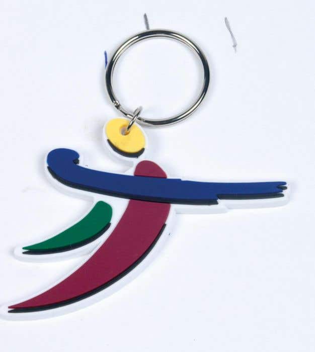 Porte-clés En PVC Custom 2D 51-60mm