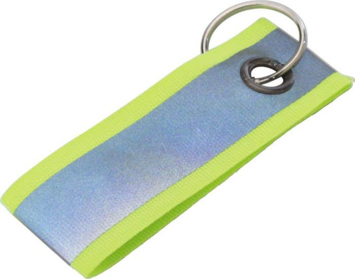 Polyester reflecterende sleutelhanger Aliyah