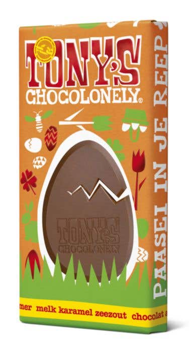 Barre de chocolat Milk Caramel (180g) Tony's Chocolonely