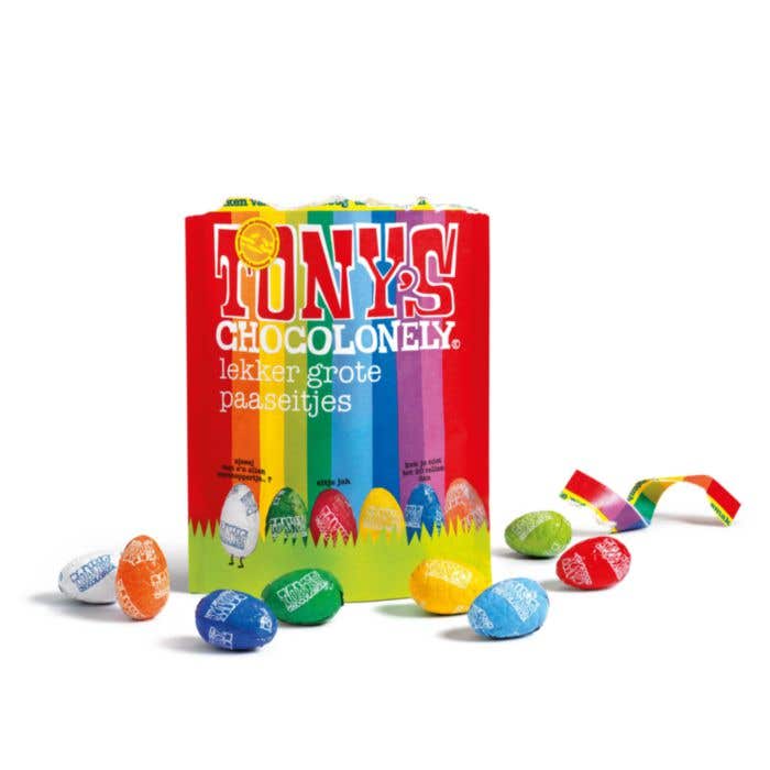 Tony's Chocolonely Paaseitjes pouch Assorti