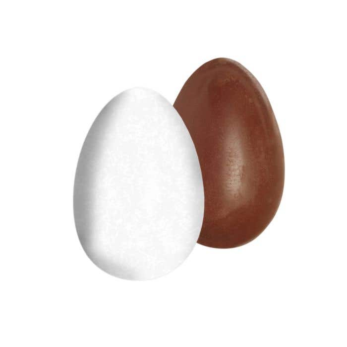 Œuf de Pâques creux avec papier imprimé