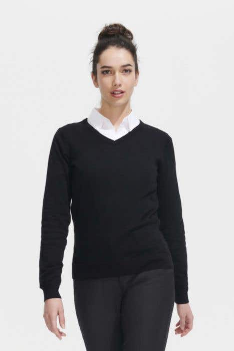 Sol's V-neck sweater Galaxy woman LS 240gr