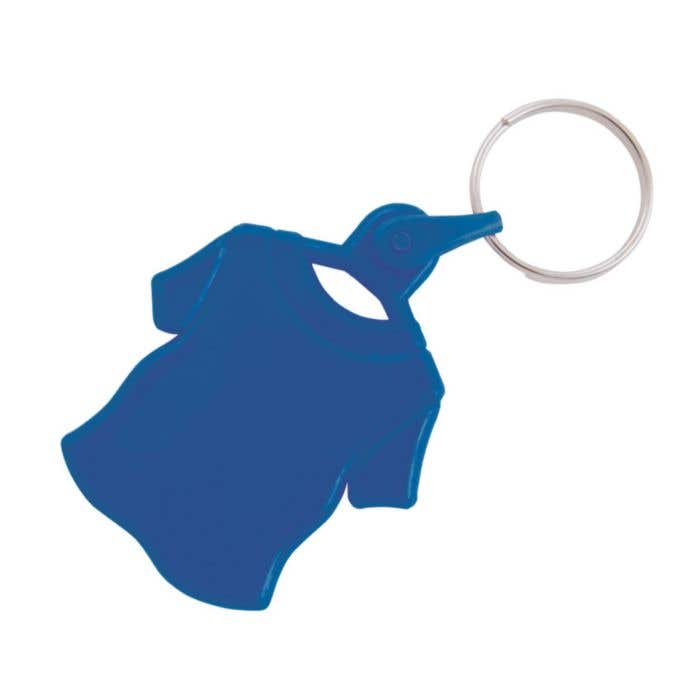 Plastic key-ring T-shirt