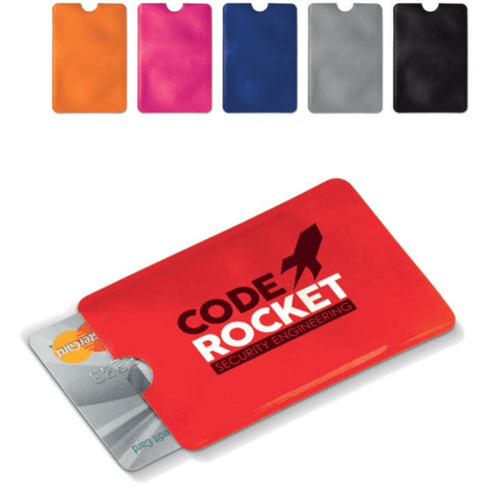 Cardholder anti-skim soft