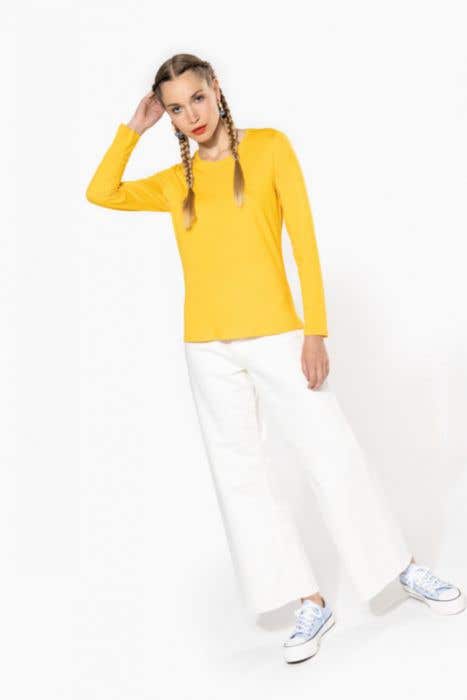 Kariban K383 Ladies' LS Crew Neck T-Shirt