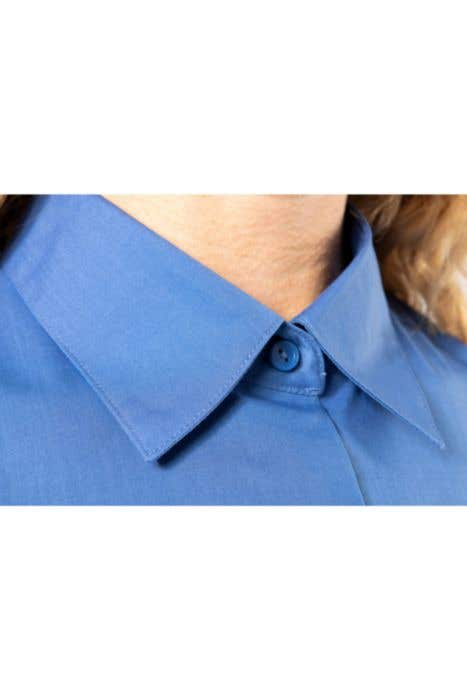 K548 Ladies' Ss Easy Care Polycotton Poplin Shirt