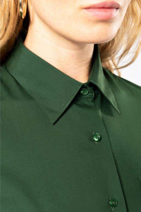 K549 Ladies' LS Easy Care Polycotton Poplin Shirt