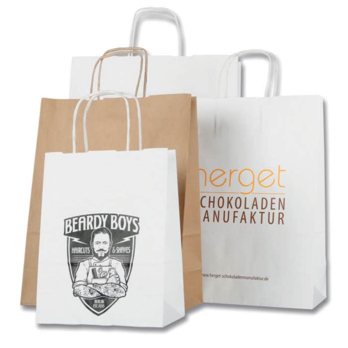 Paper shopping bag Twisted handle 18 x 8 x 22,5cm