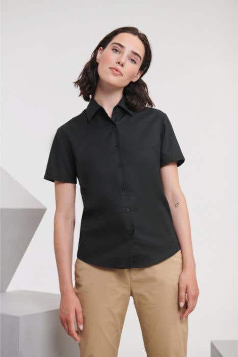 Russell Ladies Easy Care Oxford Shirt 135gr SS