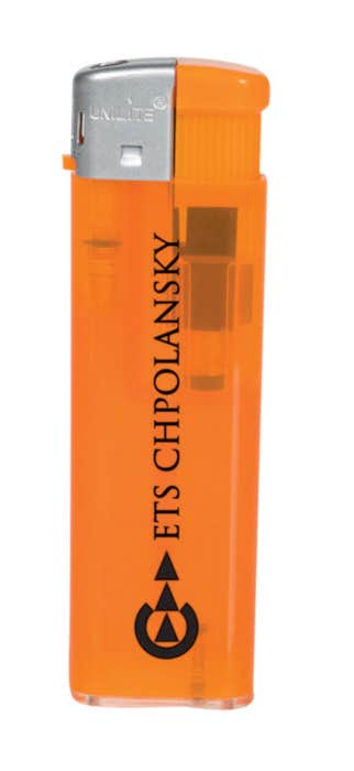 Flat electronic lighter TL, refillable