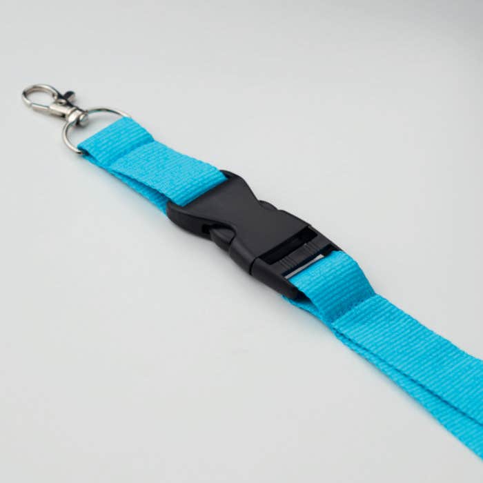 Lanyard with metal hook 25mm WIDE LANY