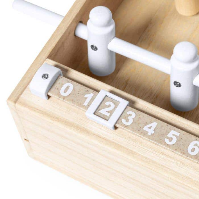Houten Mini Tafelvoetbal Helmmet