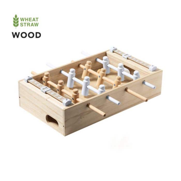 Houten Mini Tafelvoetbal Helmmet