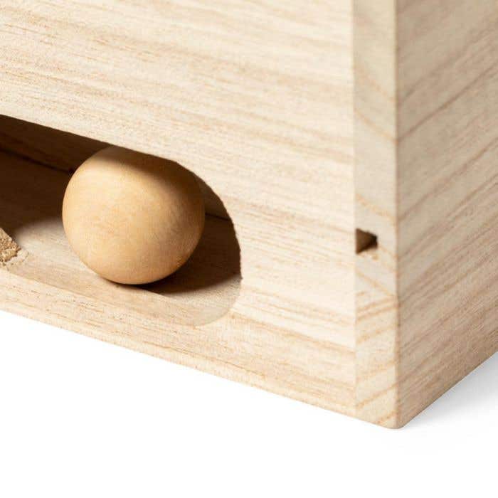 Houten Mini Tafelvoetbal Helmmet