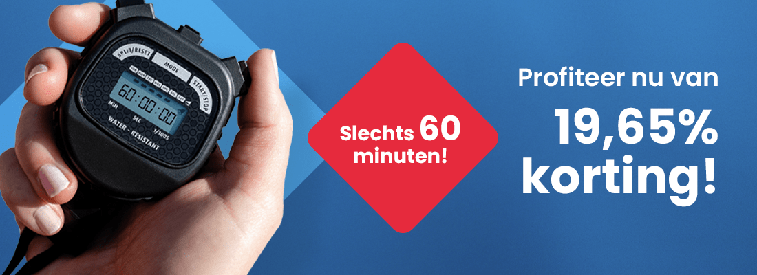 19,65% korting 19,65% korting